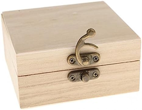Amazon Sononia 子供 Diy 手作り クラフト 正方形 木材 未完成 木製 宝石箱 収納ボックス 2個 ジュエリー収納 オンライン通販