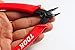 TDOK Flush Cutter Internal Spring Cutting Pliers (Red)