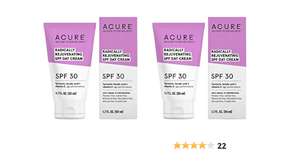 acure moisturizer spf