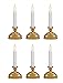 Xodus Innovations FPC1520B Battery Operated LED Window Candle with Small Plastic Gold Base (Pack of 6)