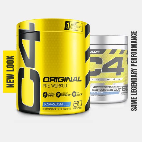 Cellucor C4 Original Pre Workout Powder ICY Blue Razz Vitamin C for