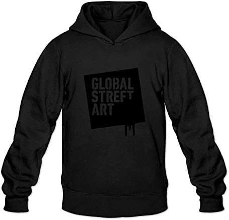 Reder Men's Global Street Art Sweatshirt Hoodie L Black
