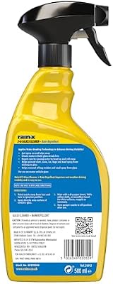 Rain-X 2-in-1 Glass Cleaner + Rain Repellent 500ml – Streak-Free view 2