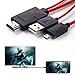 Phone to TV Cable,6.5 Feet 11 Pin Micro USB to HDMI Adapter Cable 1080P HDTV for Samsung Galaxy S5/S4/S3/Note 2/Note3 Galaxy Tab 3 8.0, Tab 3 10.1, Tab Pro, Galaxy Note 8, Note Pro 12.2