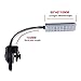 Mingdak LED Clip Aquarium Lights Kit For Fish Tanks,24 LEDS,Light color White and Blue