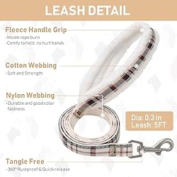 GAMUDA Small Pet Harness Collar and Leash Set, Step