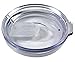 Spill Resistant Clear Yeti Compatible Tumbler Lids Featuring Slide-Lock Closure (2 pack), Compatible with 30-Ounce YETI Ramblers and RTIC (2 pack)