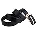 JINIU Men's Leather Belt Automatic Buckle 35mm Ratchet Dress Black Belts Boxed KT10