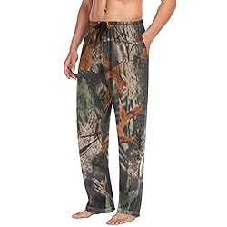 Ollabaky Men's Pajama Pants Camo Vintage Pjs