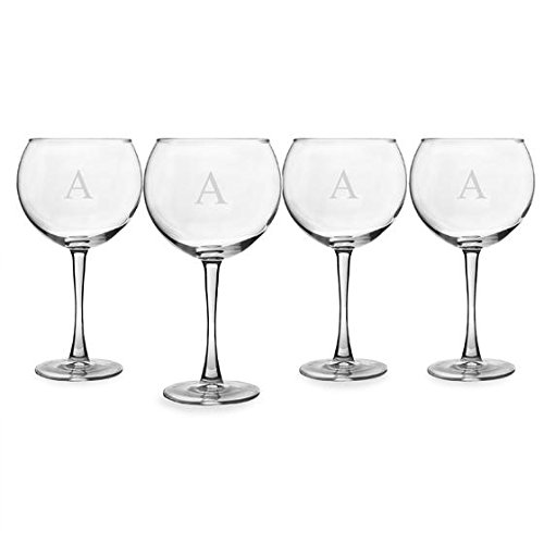 Wine Glasses Set Of 4, RED, A Home & Kitchen