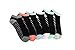 Womens Low Cut Thin Cotton Socks No Show 6 Pairs Casual Sock Black