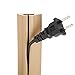 5 FT Compact Single Channel Cord Cover Cable Protector for Floor, Beige