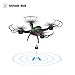 K200 FPV RC Drones with Camera Live Video 720P HD Wi-Fi 4 Channel 2.4Ghz 6-Axis Gyro Quadcopter for Beginners Kids Adults- Altitude Hold, One Key Start, Headless Mode, 3D Flips (Black)