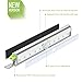 OxyLED Motion Sensor Closet Lights,Cabinet Light,DIY Stick-on Anywhere Wireless 10 LED Light Bar,Safe Lights with Magnetic Strip for Closet Cabinet Wardrobe Stair (1 Pack,Warm Light,Battery Operated)