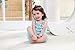 VCMART Lake Blue Girl Necklace Beautiful Bow Chunky Bubblegum with Gift Box