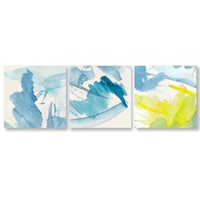 Abstract Color Home Artwork for Living Room Bedroom x3 Panels
