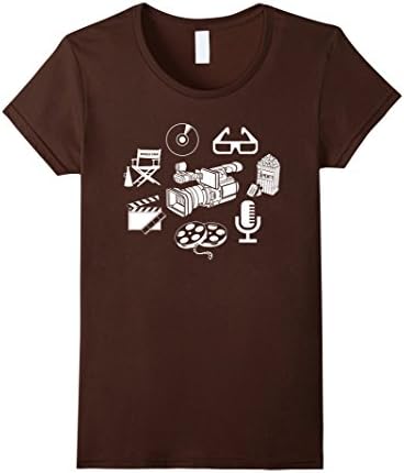 Women's Filmmaker Shirt - Filmmaker  Tee Shirts Small Brown