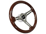 1969-1973 Pontiac GTO S6 Mahogany Steering Wheel