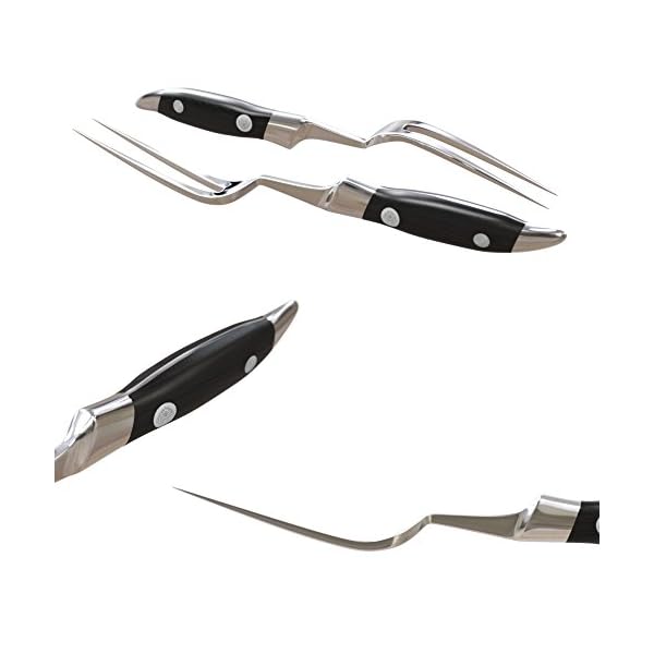 DALSTRONG Carving Knife & Fork Set Gladiator Series German