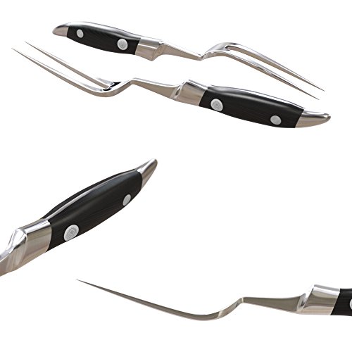 Dalstrong Carving Knife & Meat Fork Set Gladiator Series Elite 8