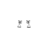 HONEYCAT Mini Outline Triangle Stud Earring in