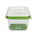 Rubbermaid FreshWorks Produce Saver Food Storage Container, Small and Large, Green, 2-Piece Set 1951433