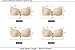 LamourLove Strapless Bra Self Adhesive Push up Bra Reusable Silicone Invisible Backless Bras for Women(Nude D)
