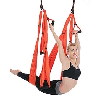 Amazon.com: CHSSC Yoga Hammock, 6 Hand Aerial Yoga Hammock ...
