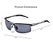 JULI Polarized Sunglasses,Sports Designer Fashion Sunglasses for Men Women Driving Baseball Cycling Fishing Golf Al-Mg Alloy Superlight Unbreakable Frame