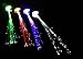 Z ZICOME 10 Pack Light Up Fiber Optic Led Hair Lights - Multicolor Flashing Barettes - Party Supplies