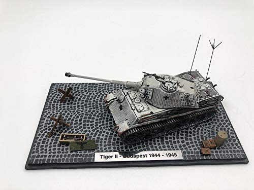 Modello Carro Armato Tiger II Budapest 1945 - Scala 1:72, Pressofuso FLOZ, Scatola Sigillata - Foto 2
