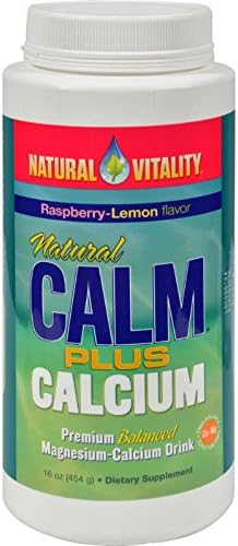2Pack! Natural Vitality Natural Calm Plus Calcium Raspberry-Lemon - 16 oz