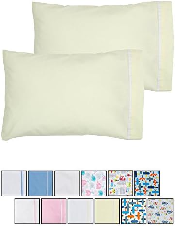 Toddler Pillowcase 13x18 - 2 Pack - Yellow