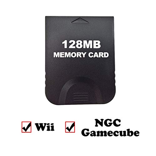 Aoyoho 2 Pack Black 128MB Gaming Memory Card Compatible for Wii and Gamecube