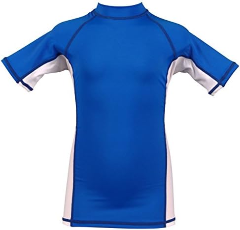 Typhoon Sports Youth Kids Sun Protection Short Sleeve Rash Guard Swim Shirt