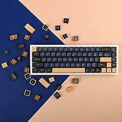 Fogruaden PBT Blue Samurai Keycaps, 163 Keycap Set