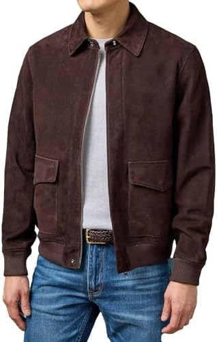 WWII US Army Air Force Leather Bomber Jacket | Men Air Force A-2