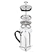 French Coffee Press & Tea Maker 8 cup - Heat Resistant Borosilicate Glass Carafe - with Triple Filters - 34 Oz