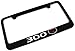 CHRYSLER 300 S Logo License Plate Frame Black Powder Coated Metal Hand Painted Engraved