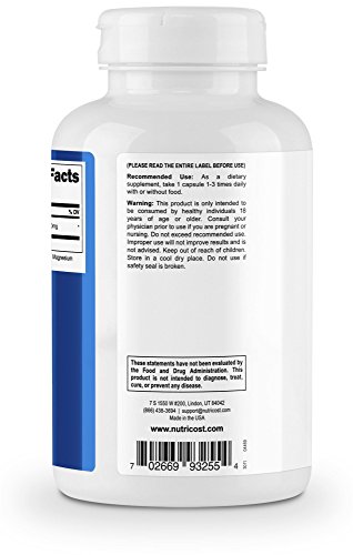 2 Nutricost+N+Acetyl+L+Cysteine+600mg+Capsules