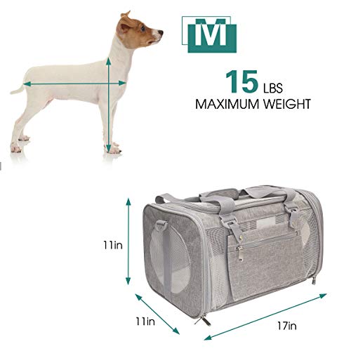 Prodigen Pet Carrier Airline Approved Pet Carrier Dog Carriers for