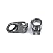 Fujiyuan 12 sets Boots eyelets Hook Buckle Shoelace Repair Hunting Hiking With Rivets For Rock Climbing Hardware Fittings DIY Fashion Boots Gunblack