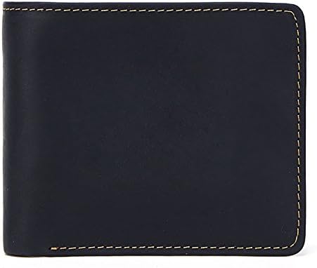 COOLCT Men's Ultra Slim Wallet Cow Leather Card Holder Card Case Vintage Gift