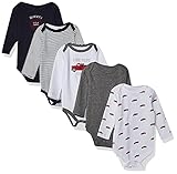 Hudson Baby baby girls Cotton Long-sleeve Bodysuits