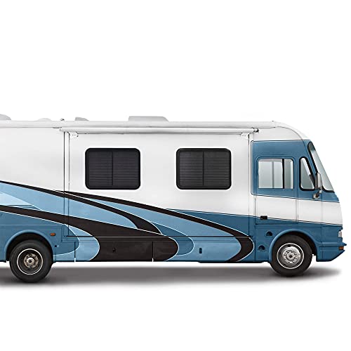 RecPro RV Patio Awning Cover Kit 50" Segments Overlap to Protect