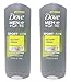 Dove Men+Care SportCare Body Wash Active + Fresh, 13.5 oz (Pack of 2)