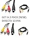 Computer Accessories DIREC TV 10 PIN Composite Video Cable AV C31 C41 C41W Client RCA A/V 10PINCOMPOS primary