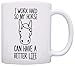 ThisWear Horse Gifts for Girls Work Hard so Horse Can Have Better Life Dressage Gift 11oz Ceramic Coffee Mug with Handle