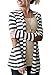 Myobe Women's Cardigans Black White Elbow Patch Shawl Collar Lighweight Striped Open Front Cardigan Sweaters Casual Blazers for Women, Dark Grey, XL