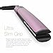 xtava Dual-Voltage Slim Jet Set Flat Iron Straightener, Rose